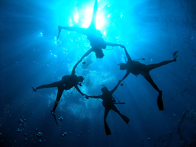 okinawa "the blue cave" diving and snorkeling